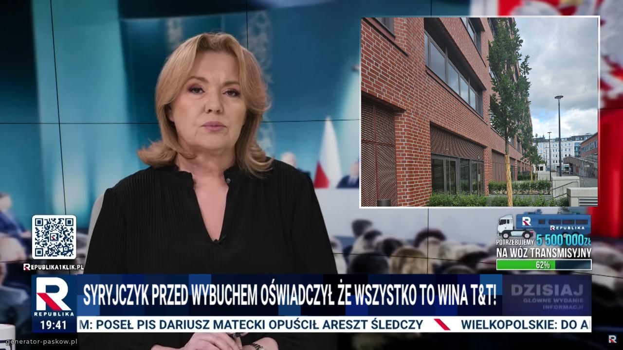 Syryjczyk przed wybuchem oświadczył że wszystko to wina T&T!