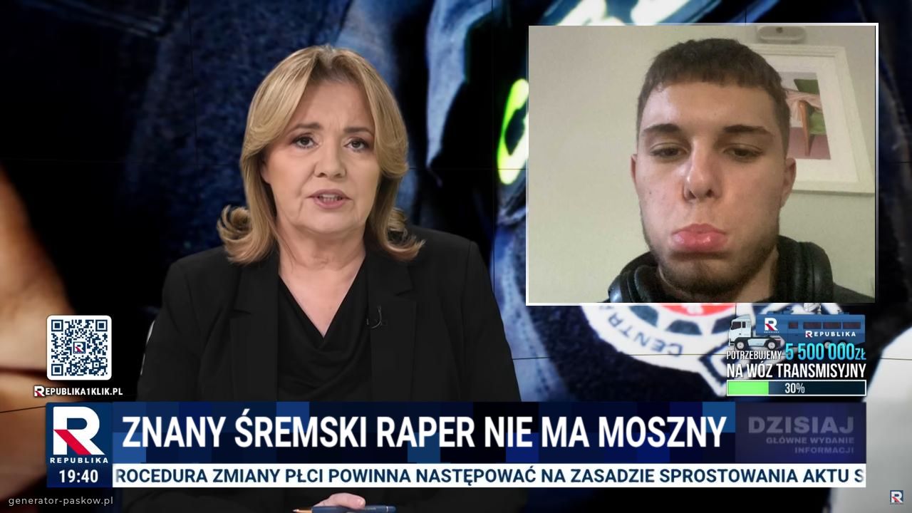 Znany śremski raper nie ma moszny