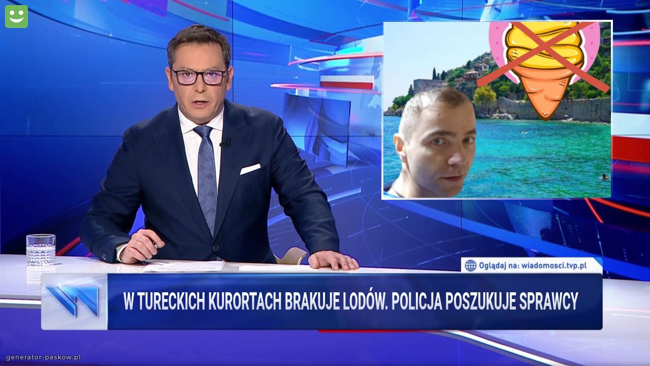 W TURECKICH KURORTACH BRAKUJE LODÓW. POLICJA POSZUKUJE SPRAWCY