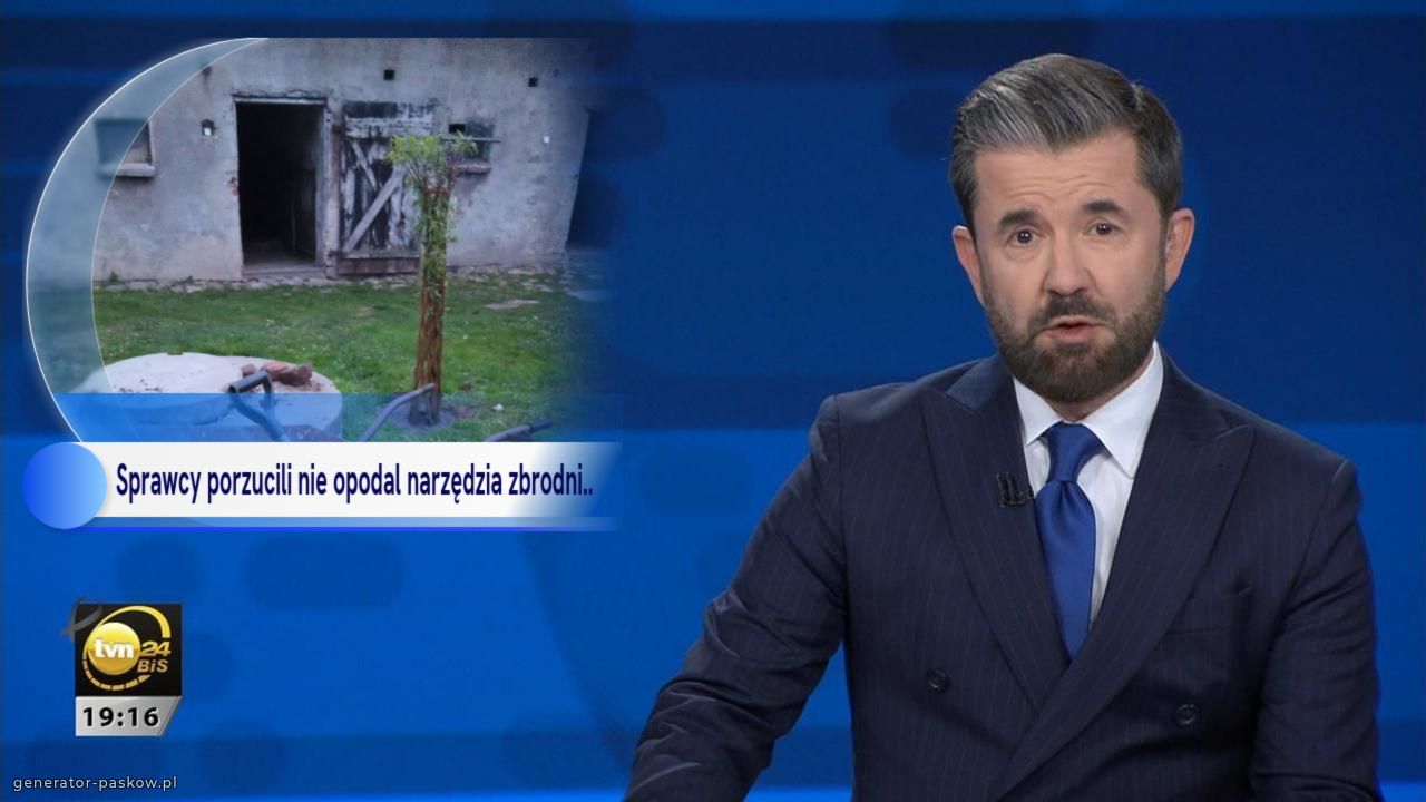 Sprawcy porzucili nie opodal narzędzia zbrodni..