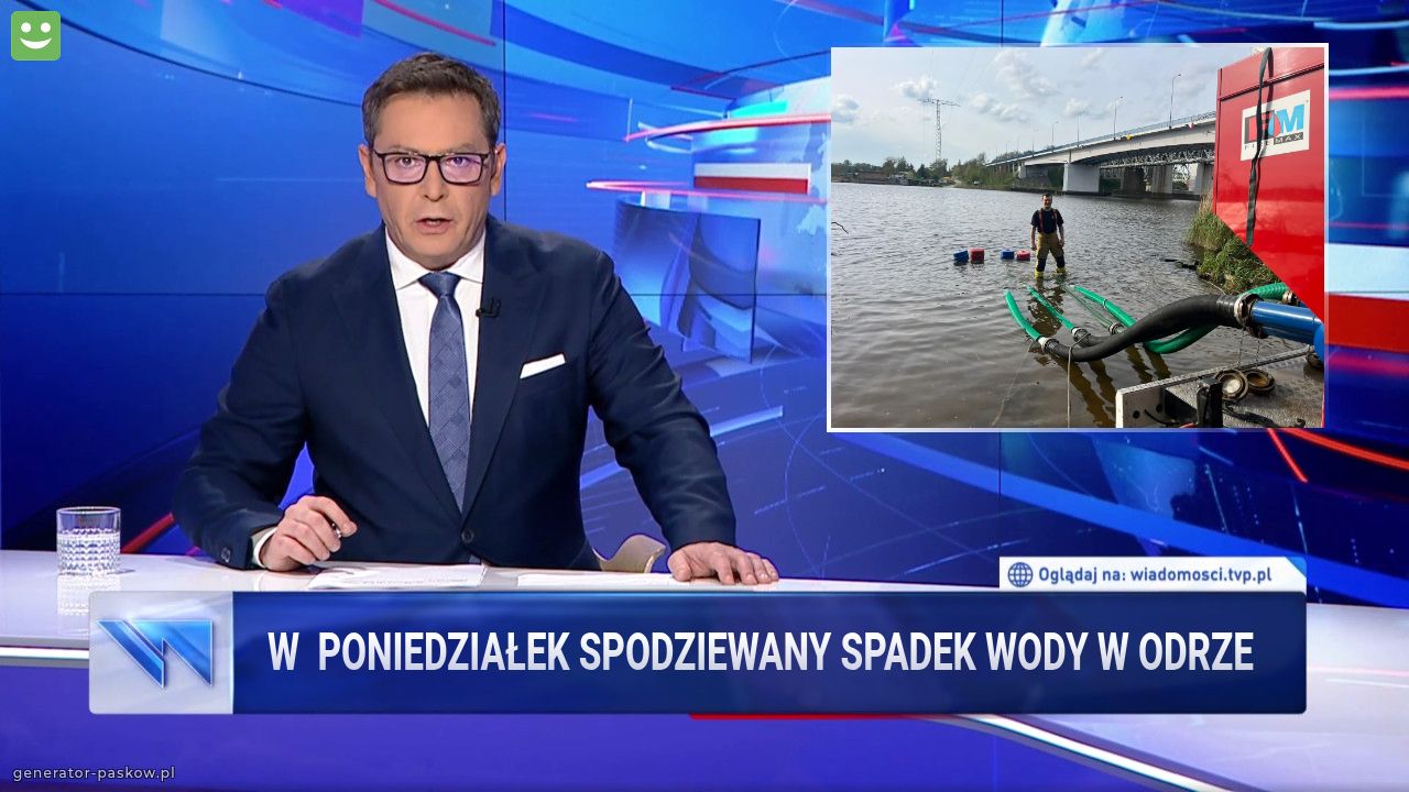W  poniedziałek spodziewany spadek wody w odrze