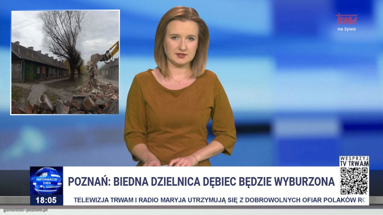 POZNAŃ: BIEDNA DZIELNICA DĘBIEC BĘDZIE WYBURZONA