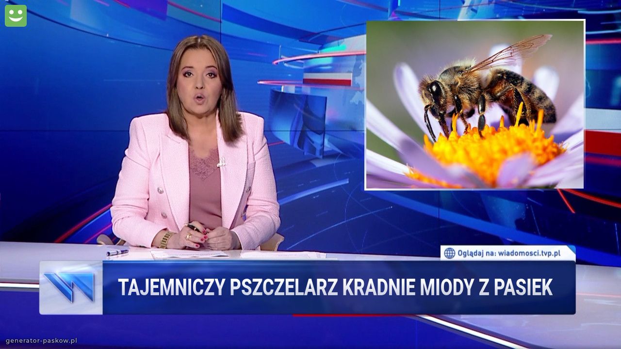 Tajemniczy pszczelarz kradnie miody Z pasiek
