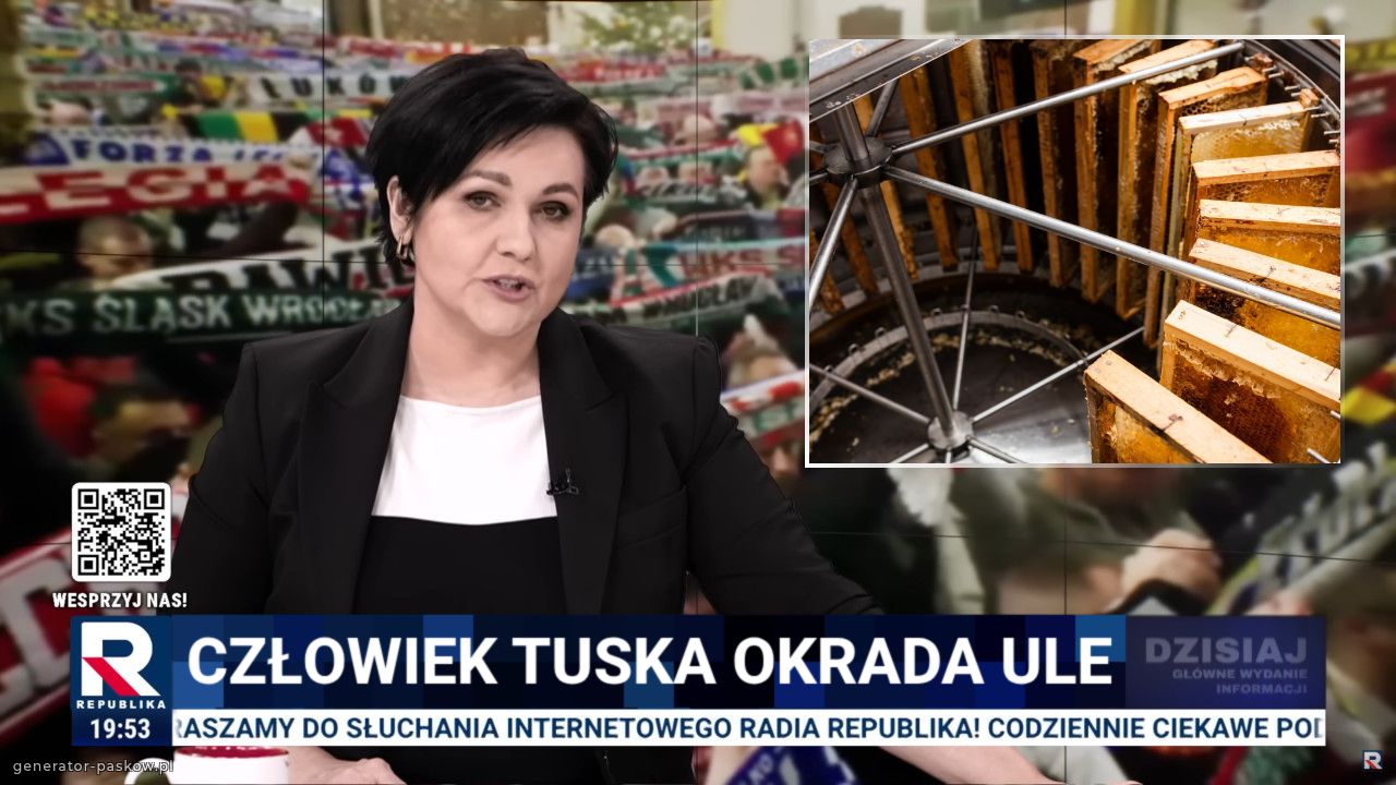 Człowiek Tuska okrada ule