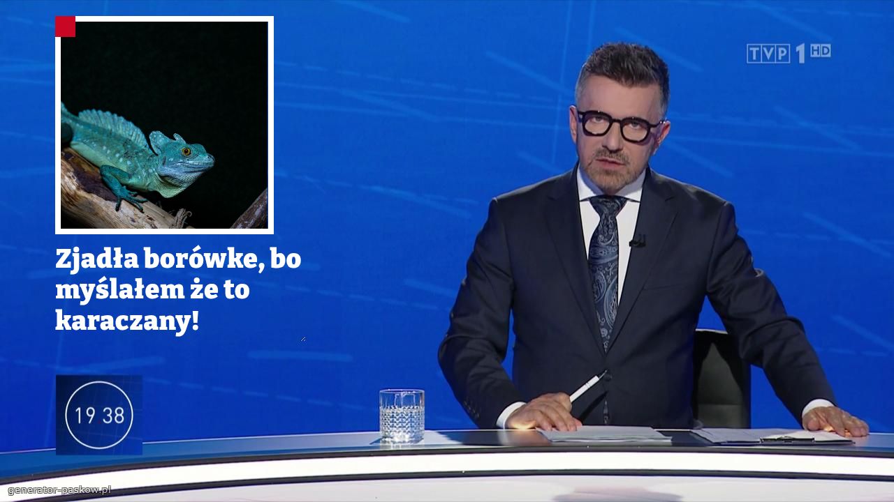 Zjadła borówke, bo myślałem że to karaczany!