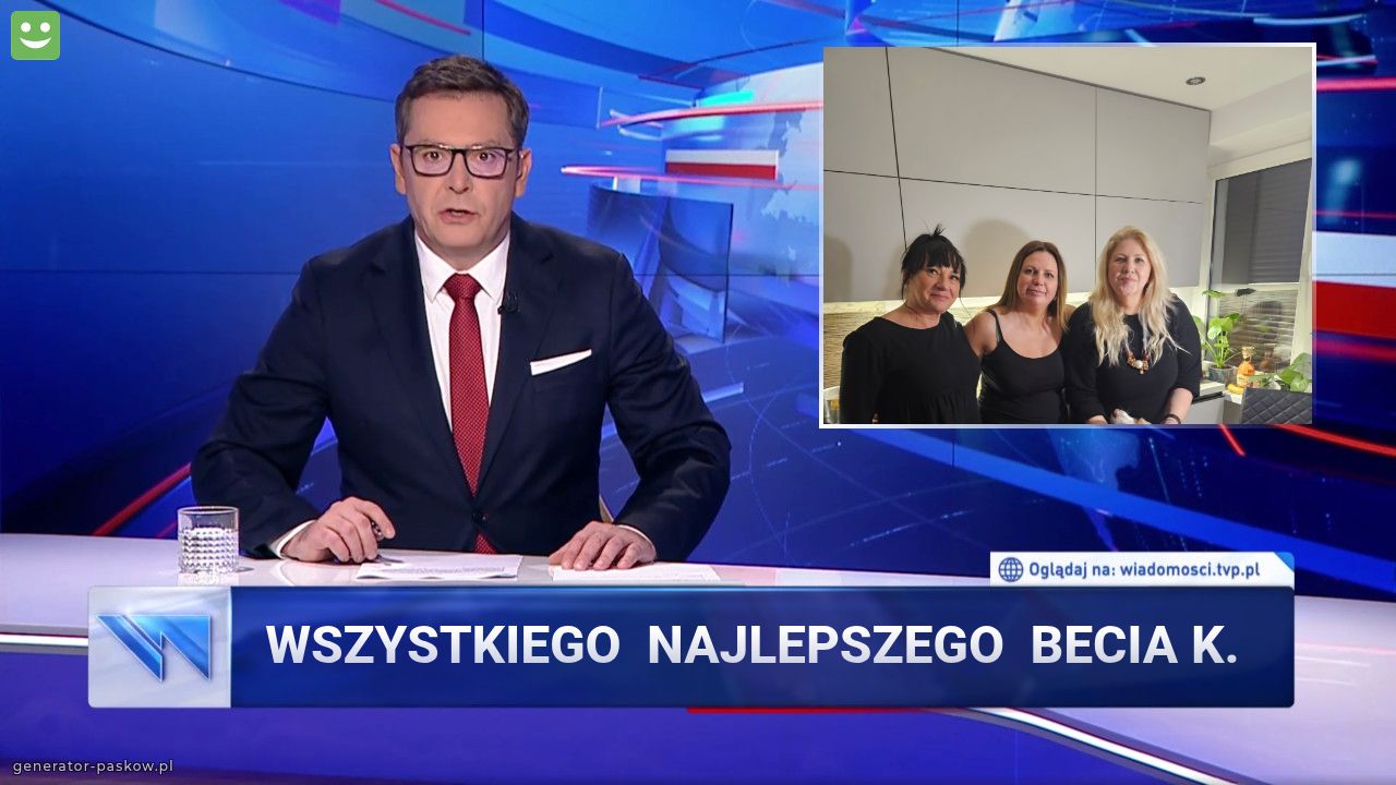 Wszystkiego  najlepszego  Becia K.