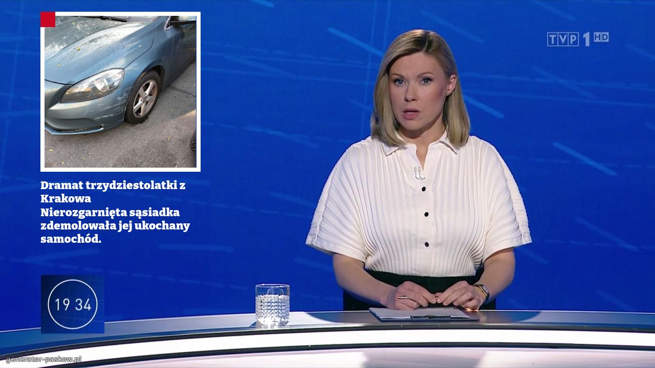 Dramat trzydziestolatki z Krakowa
Nierozgarnięta sąsiadka  zdemolowała jej ukochany samochód. 