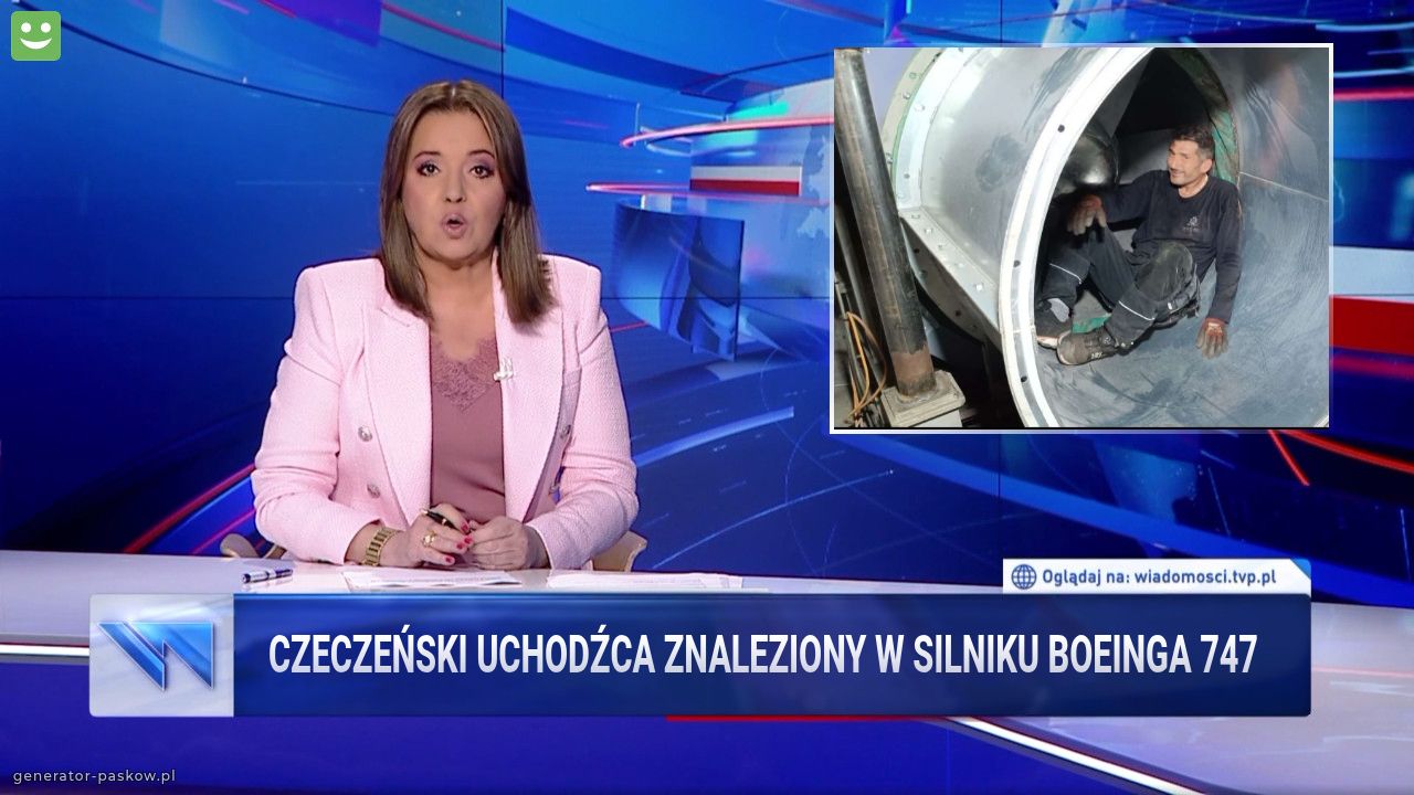 Czeczeński uchodźca znaleziony w silniku boeinga 747