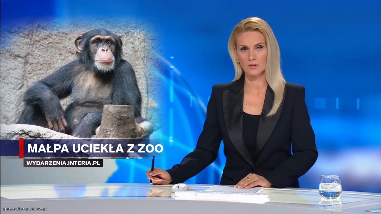 małpa uciekła z zoo