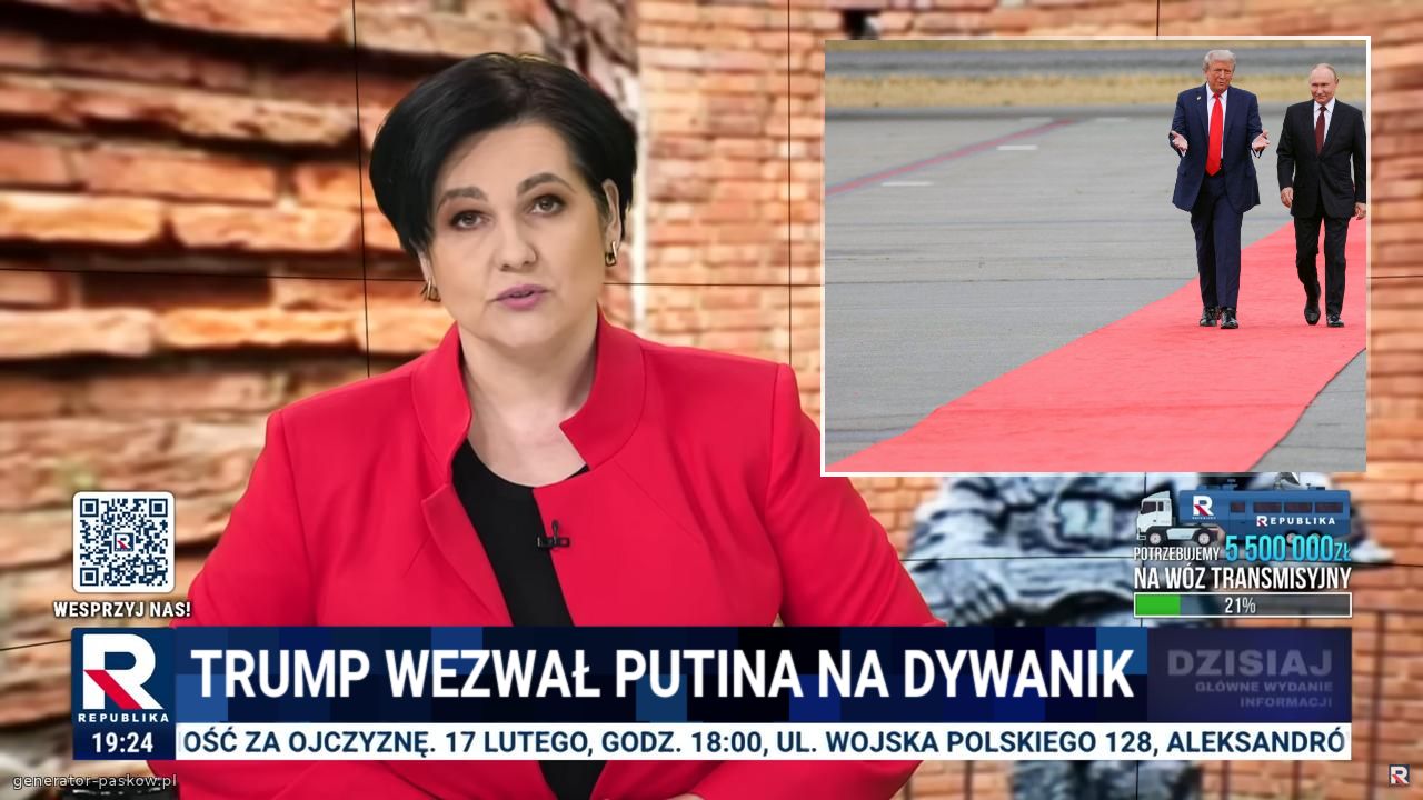 Trump wezwał putina na dywanik
