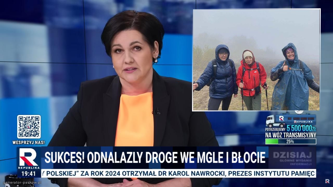 Sukces! Odnalazly droge we mgle i błocie