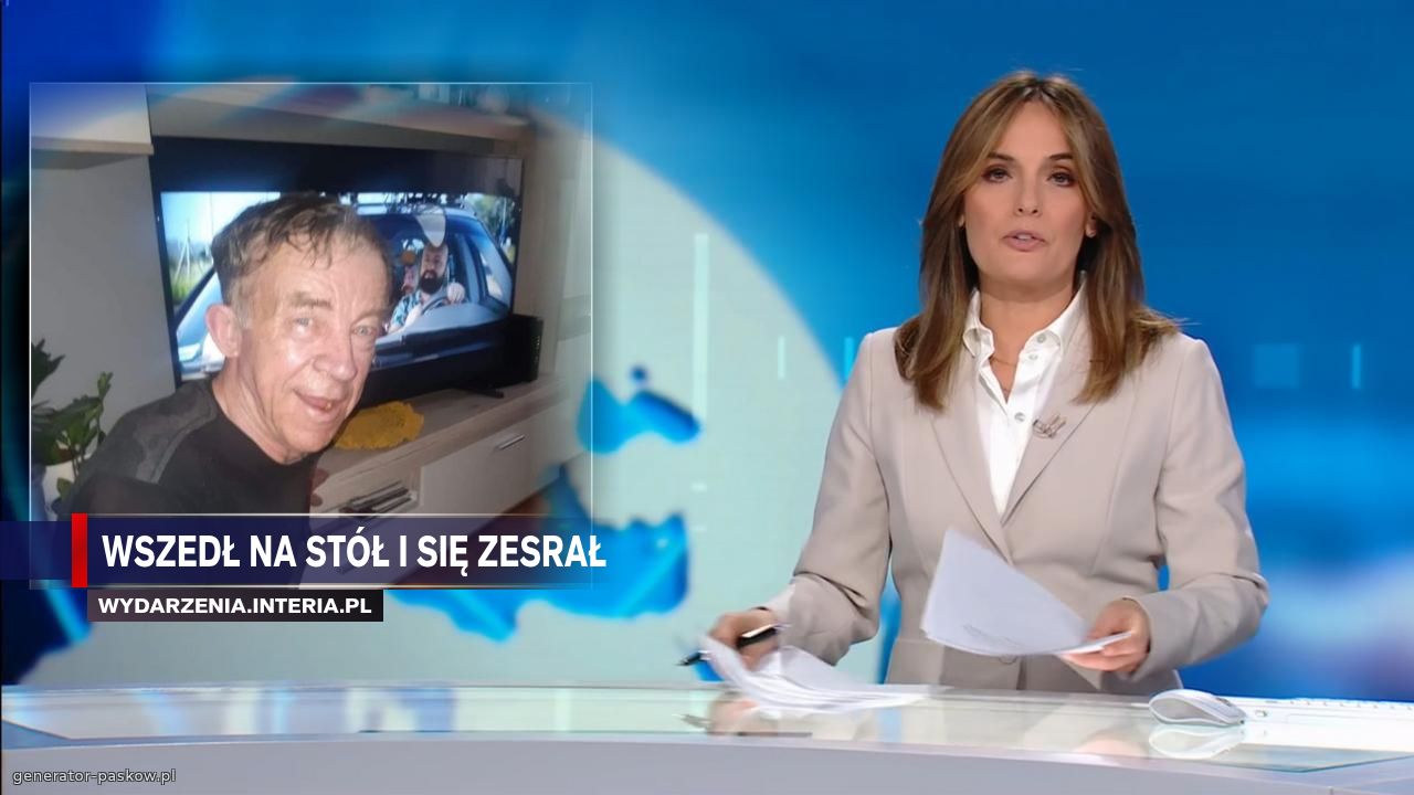 Wszedł na stół i się zesrał