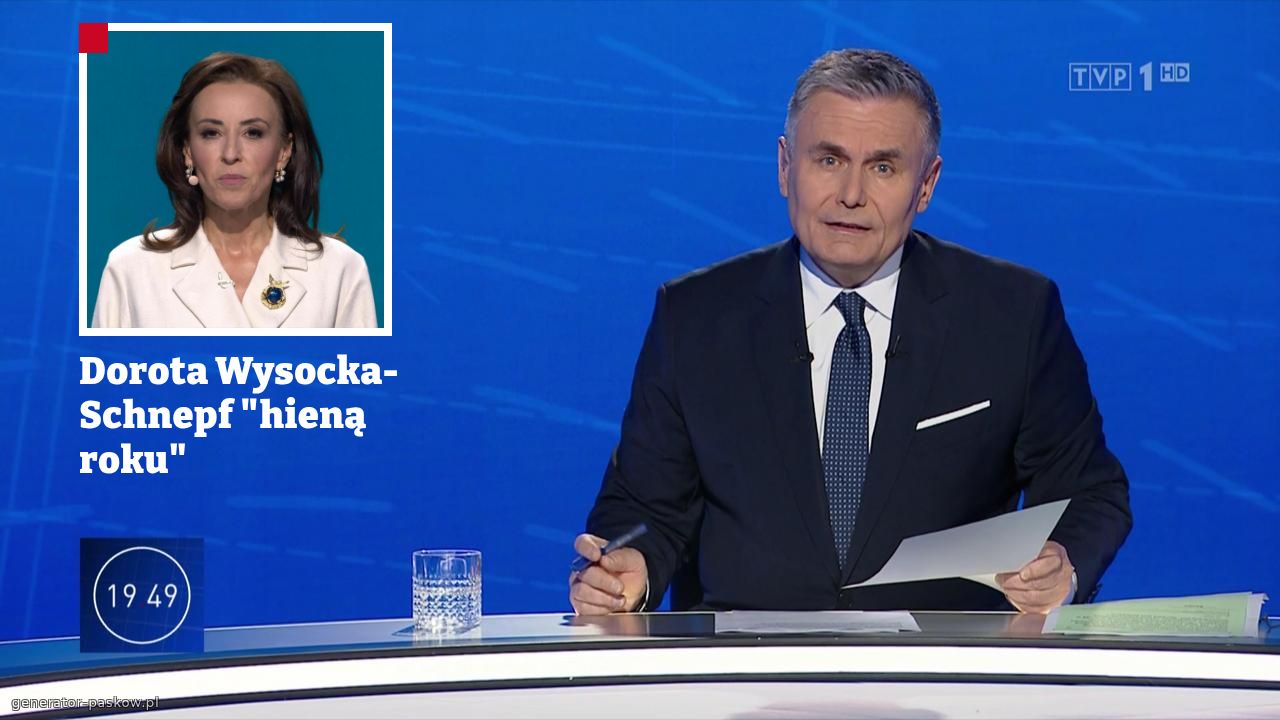 Dorota Wysocka-Schnepf "hieną roku"