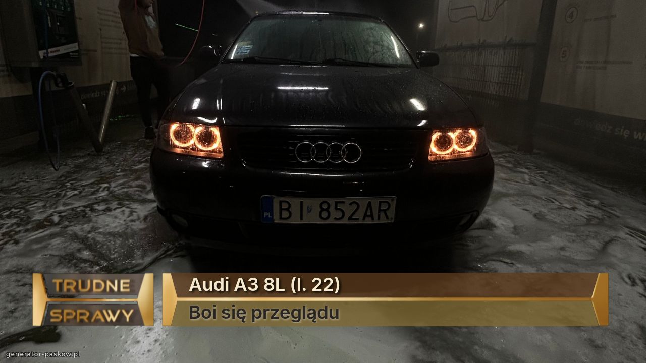 Audi A3 8L (l. 22)
Boi się przeglądu 