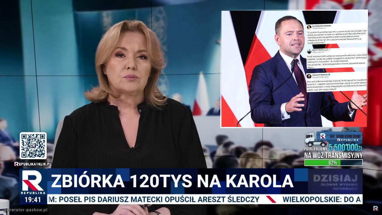 Zbiórka 120tys na Karola