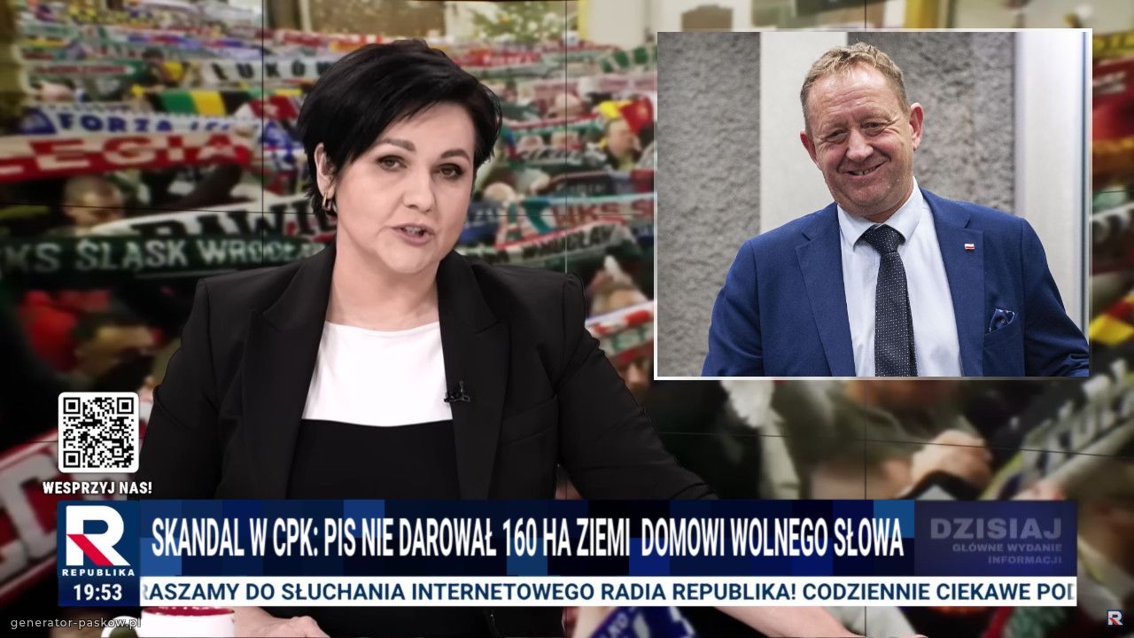 skandal w cpk: pis nie darował 160 ha ziemi  domowi wolnego słowa