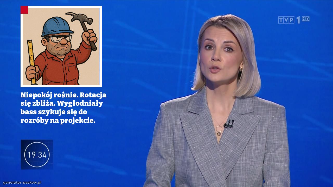 Niepokój rośnie. Rotacja się zbliża. Wygłodniały bass szykuje się do rozróby na projekcie.