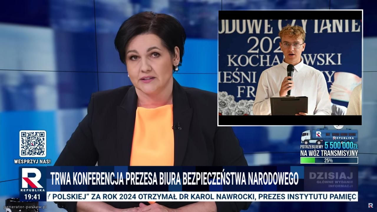 Trwa konferencja prezesa biura bezpieczeństwa narodowego 