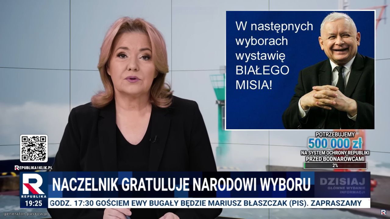 Naczelnik gratuluje narodowi wyboru
