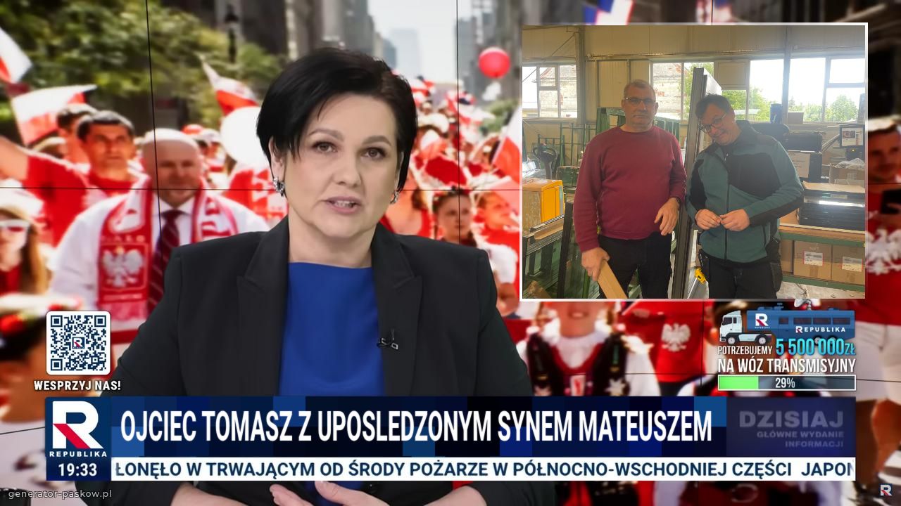 Ojciec tomasz z uposledzonym synem mateuszem 