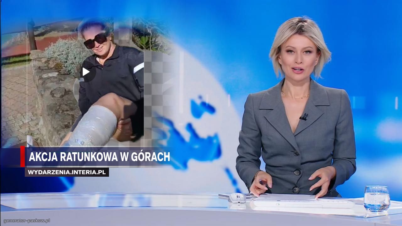 Akcja ratunkowa w górach 