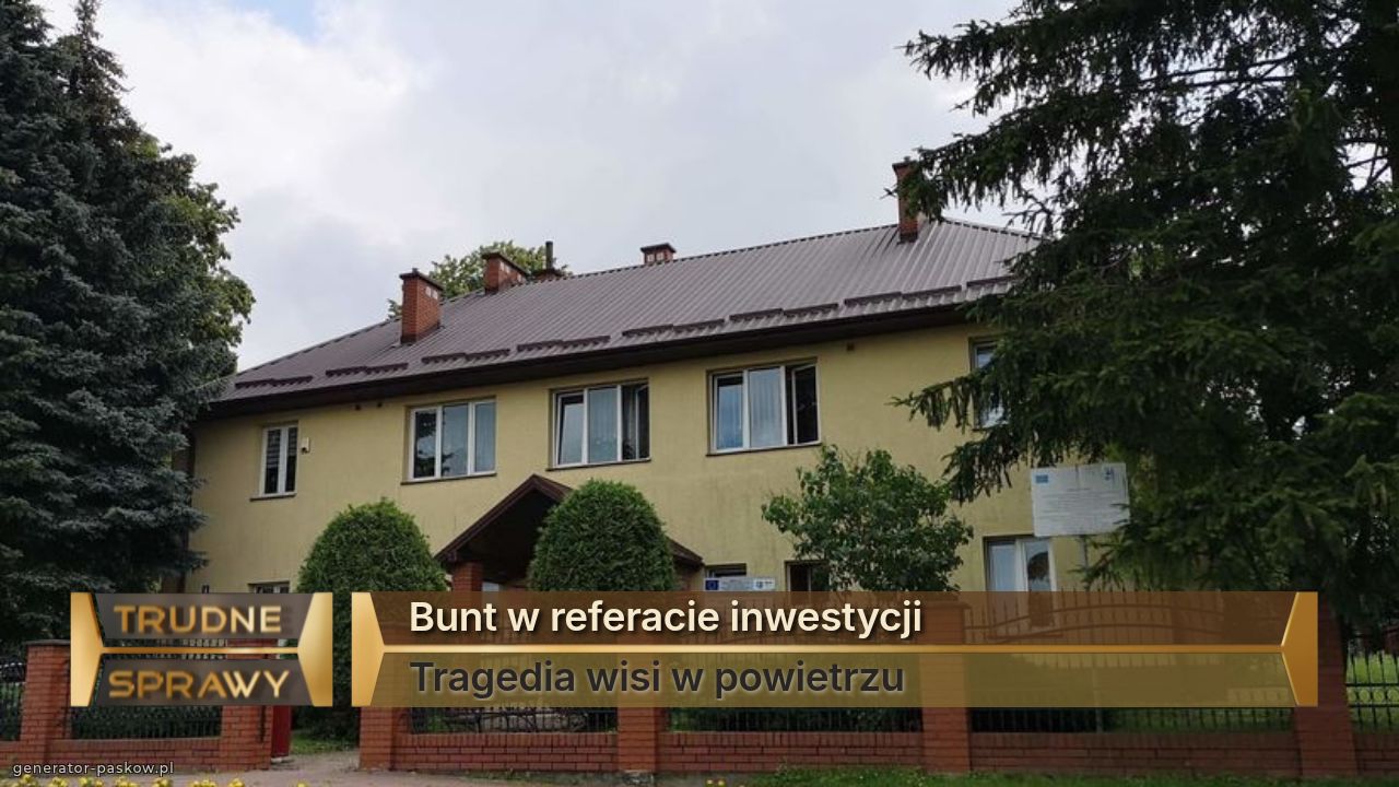 Bunt w referacie inwestycji
Tragedia wisi w powietrzu