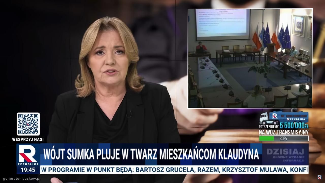Wójt sumka pluje w twarz mieszkańcom klaudyna