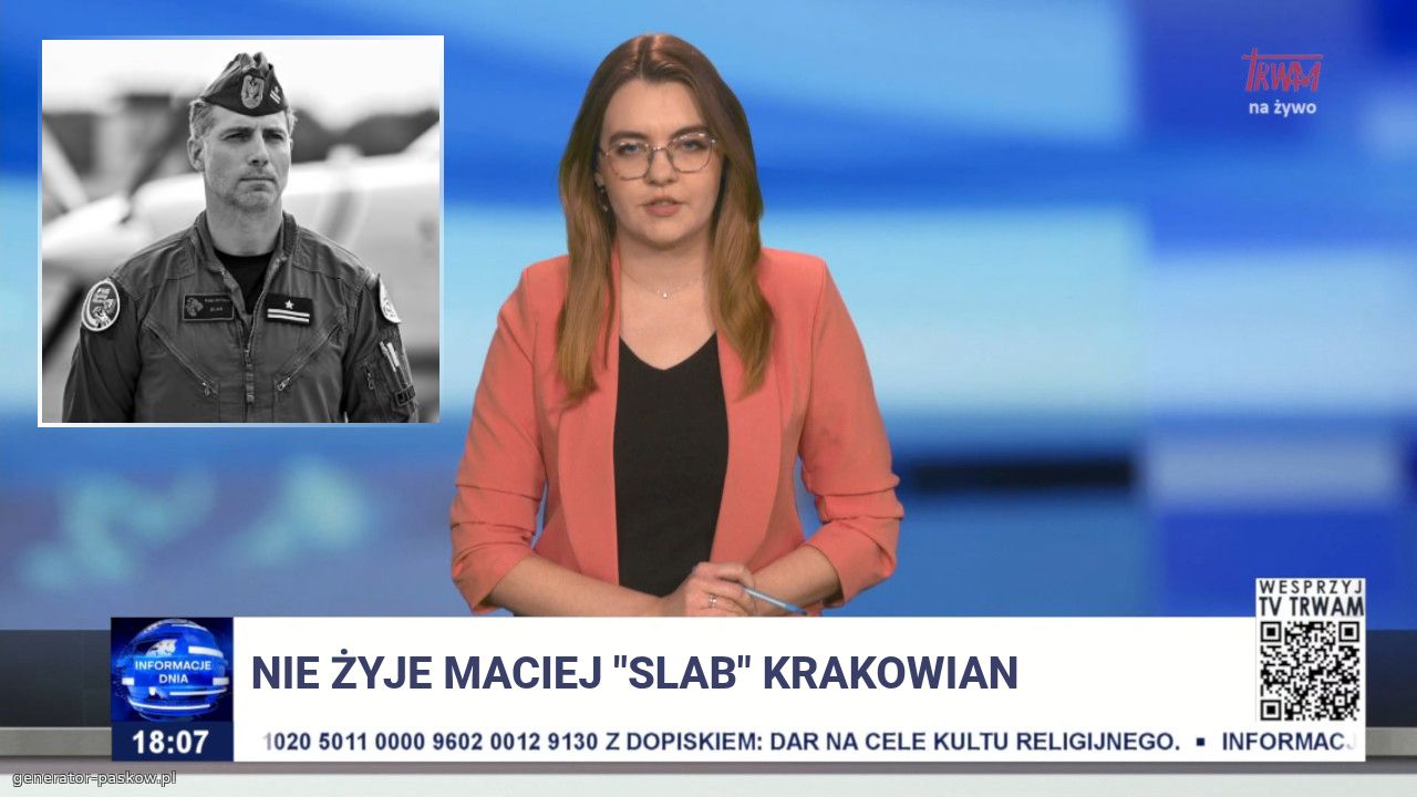 NIE ŻYJE MACIEJ "SLAB" KRAKOWIAN 