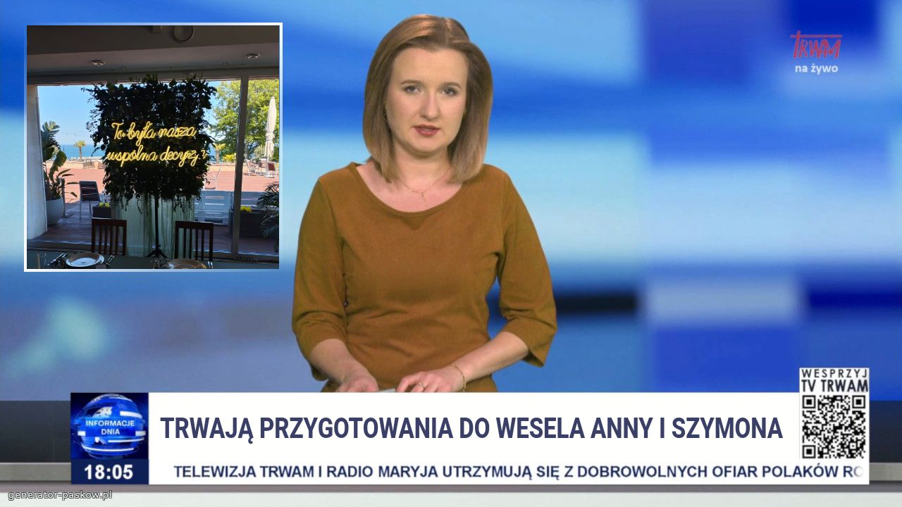 Trwają przygotowania do wesela Anny i szymona 