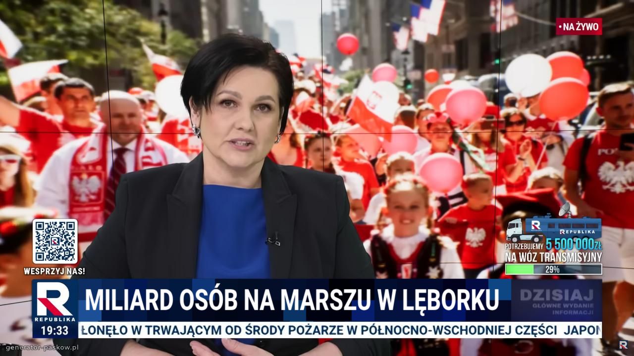 Miliard osób na marszu w Lęborku 