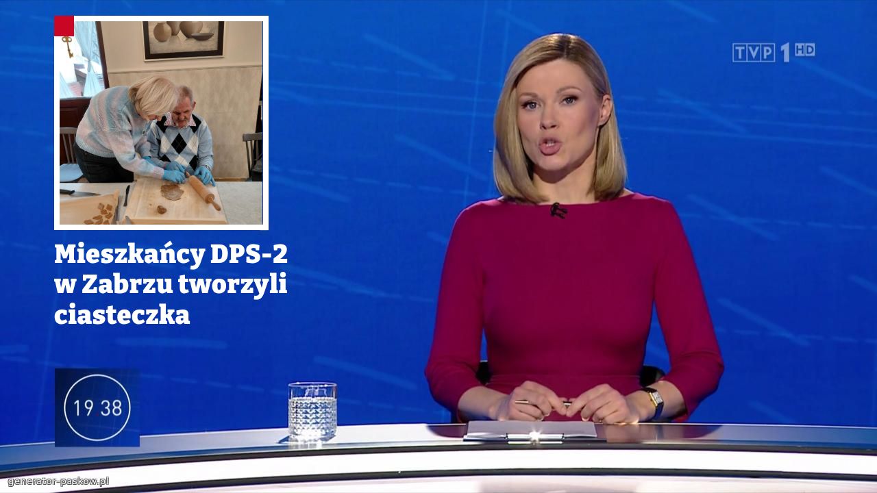Mieszkańcy DPS-2 w Zabrzu tworzyli ciasteczka  