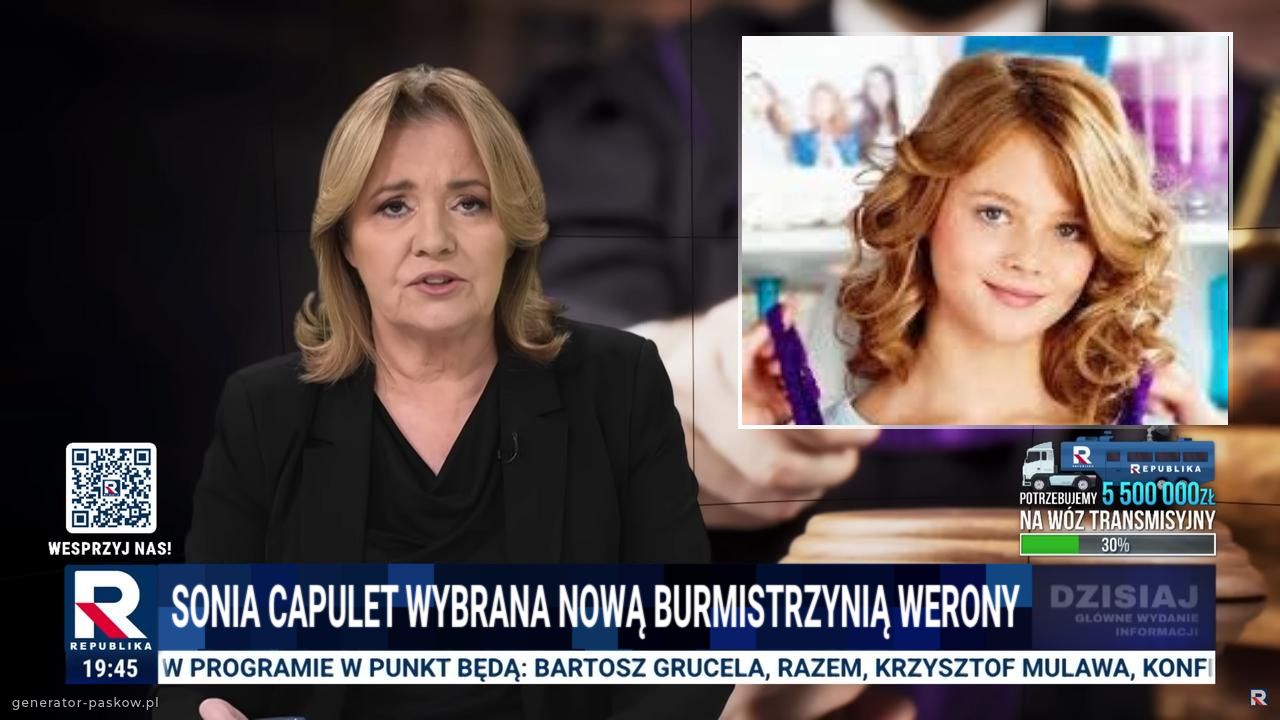 Sonia Capulet wybrana nową burmistrzynią Werony