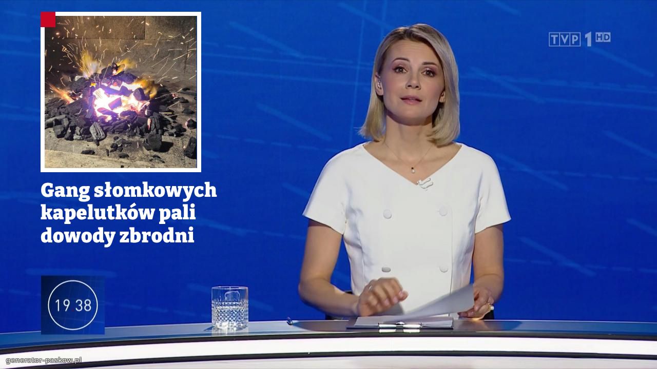 Gang słomkowych kapelutków pali dowody zbrodni