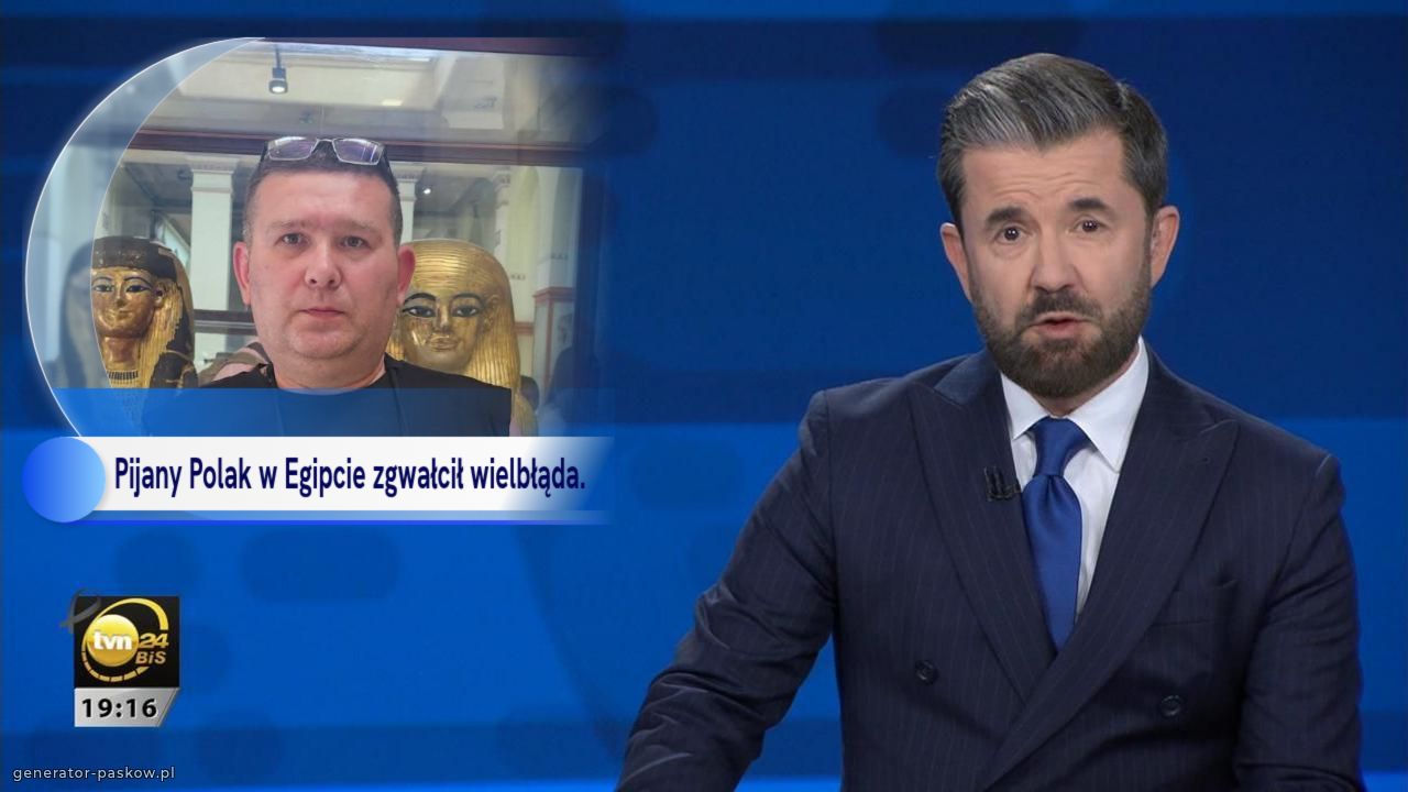 Pijany Polak w Egipcie zgwałcił wielbłąda.