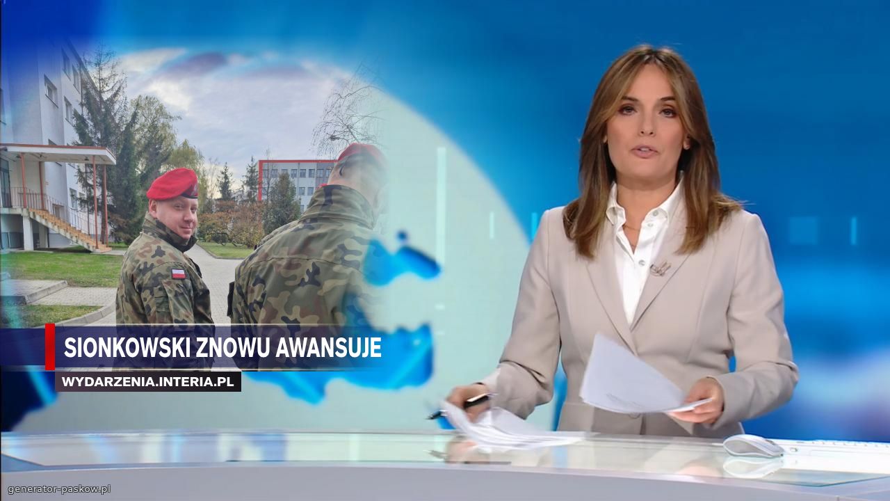 SIONKOWSKI ZNOWU AWANSUJE