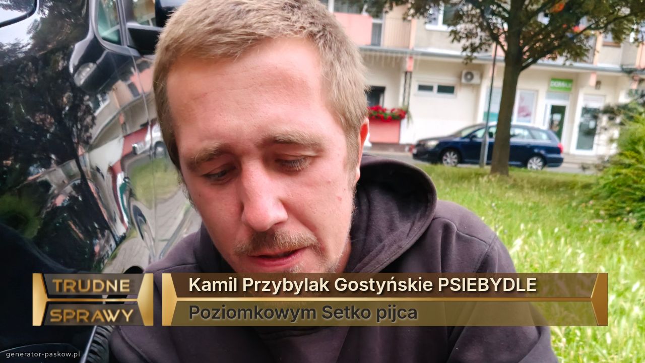 Kamil Przybylak Gostyńskie PSIEBYDLE 
Poziomkowym Setko pijca 