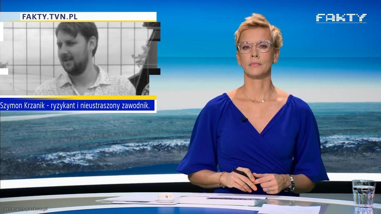 Szymon Krzanik - ryzykant i nieustraszony zawodnik. 