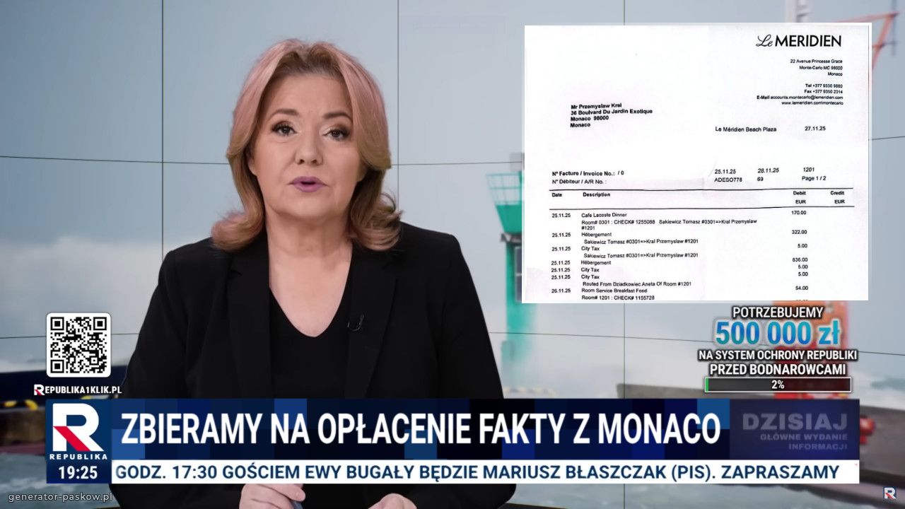 Zbieramy na opłacenie fakty z monaco