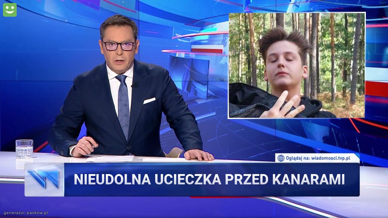 Nieudolna ucieczka przed kanarami