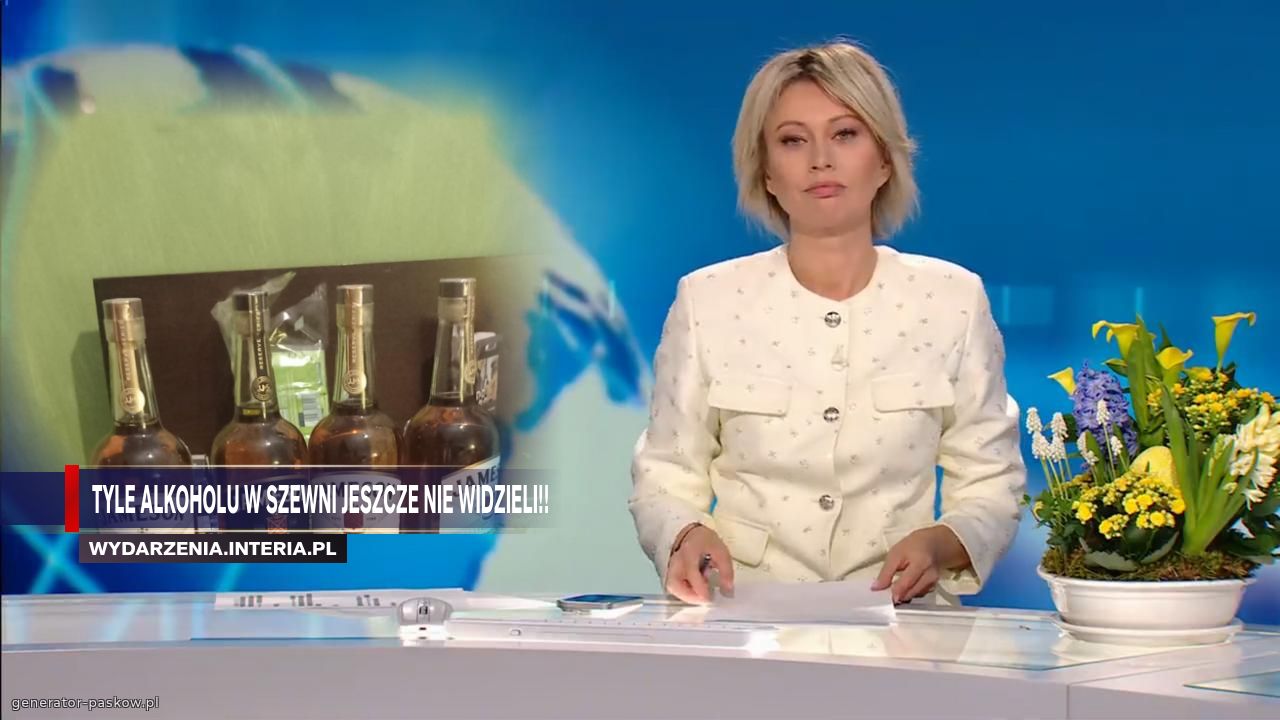 Tyle alkoholu w szewni jeszcze nie widzieli!!