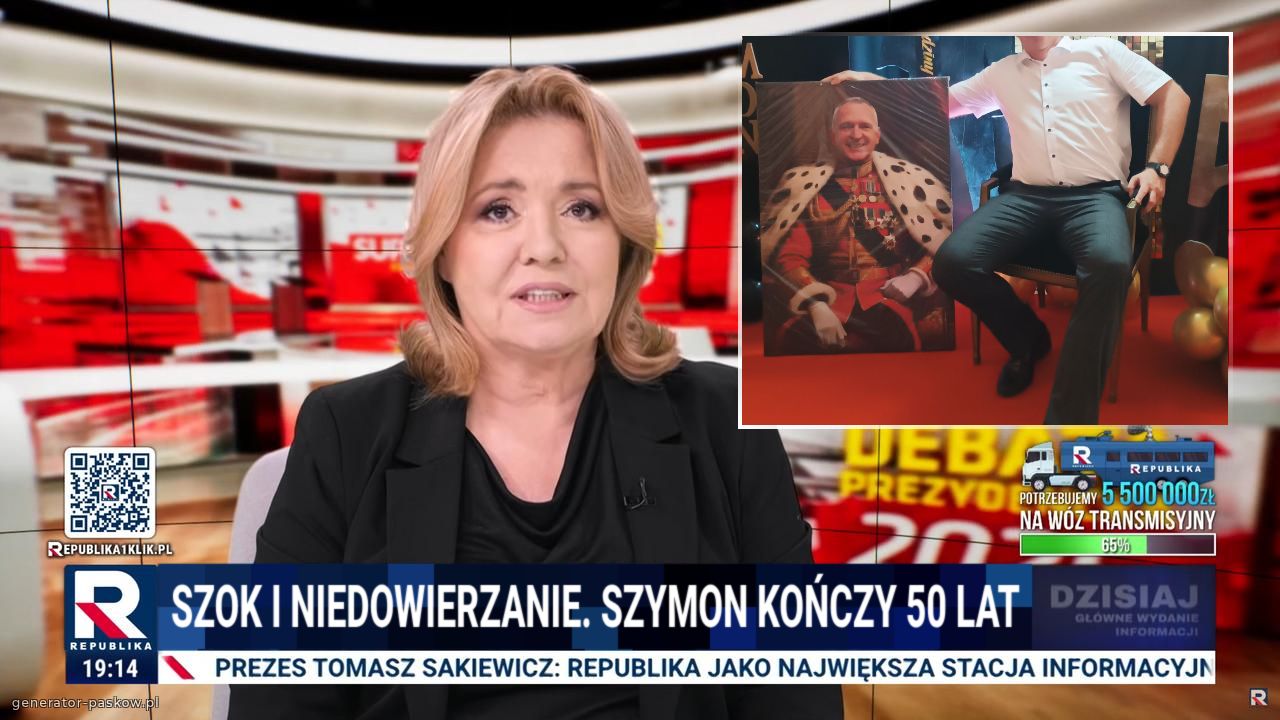 szok i niedowierzanie. Szymon kończy 50 lat