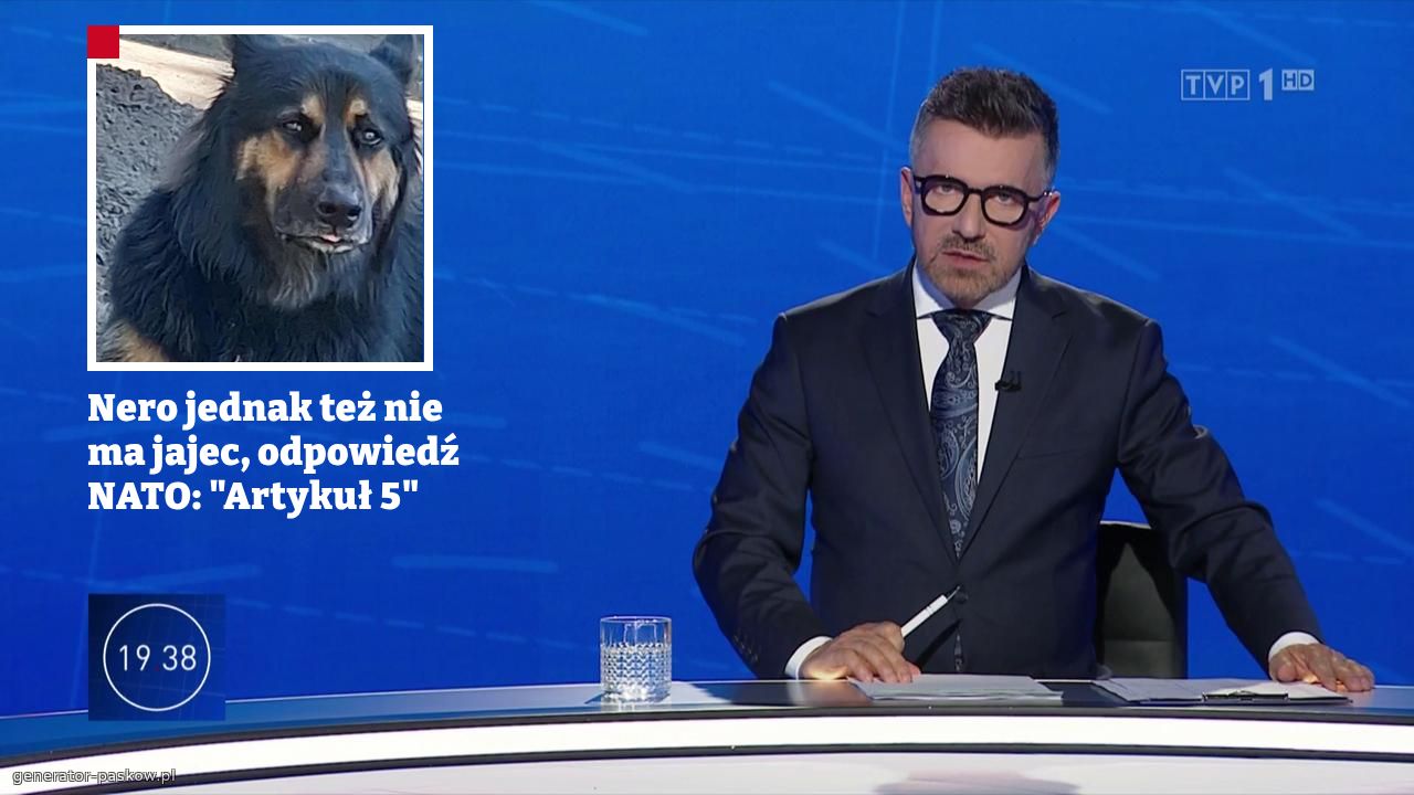 Nero jednak też nie ma jajec, odpowiedź NATO: "Artykuł 5"