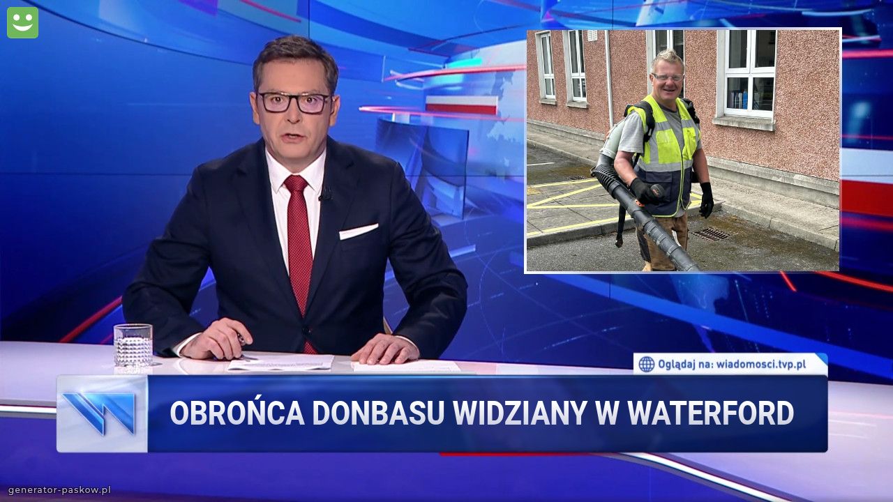 Obrońca donbasu widziany w waterford