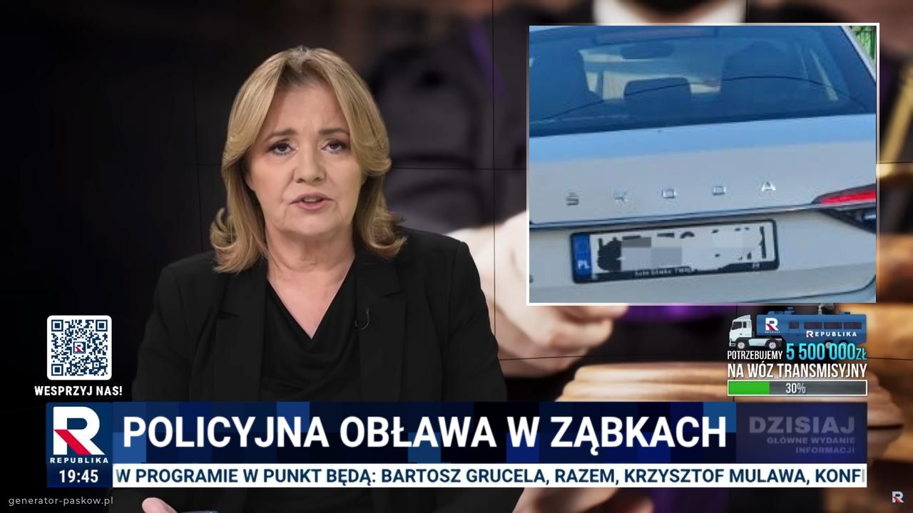 Policyjna OBŁAWA W ząbkach