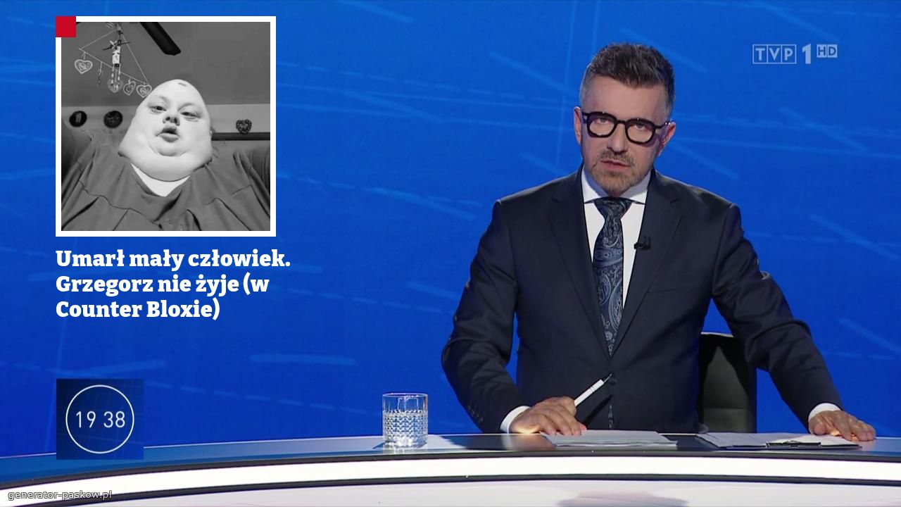 Umarł mały człowiek. Grzegorz nie żyje (w Counter Bloxie)