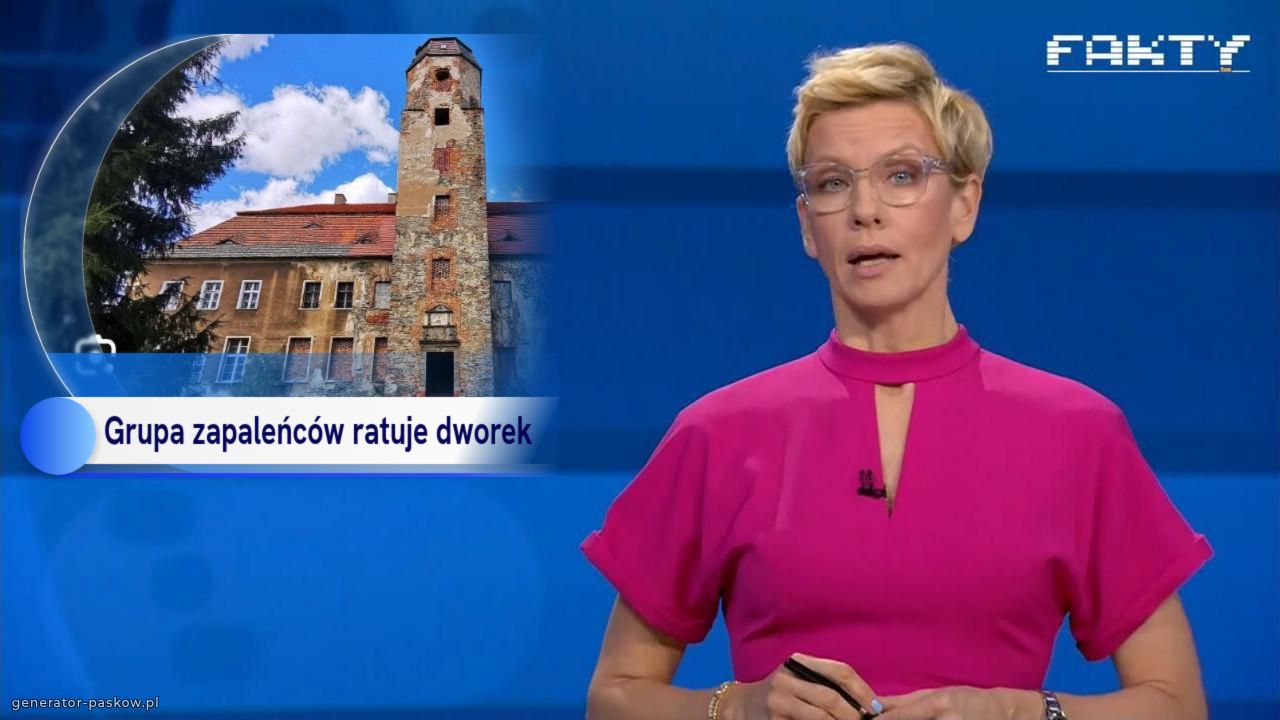 Grupa zapaleńców ratuje dworek