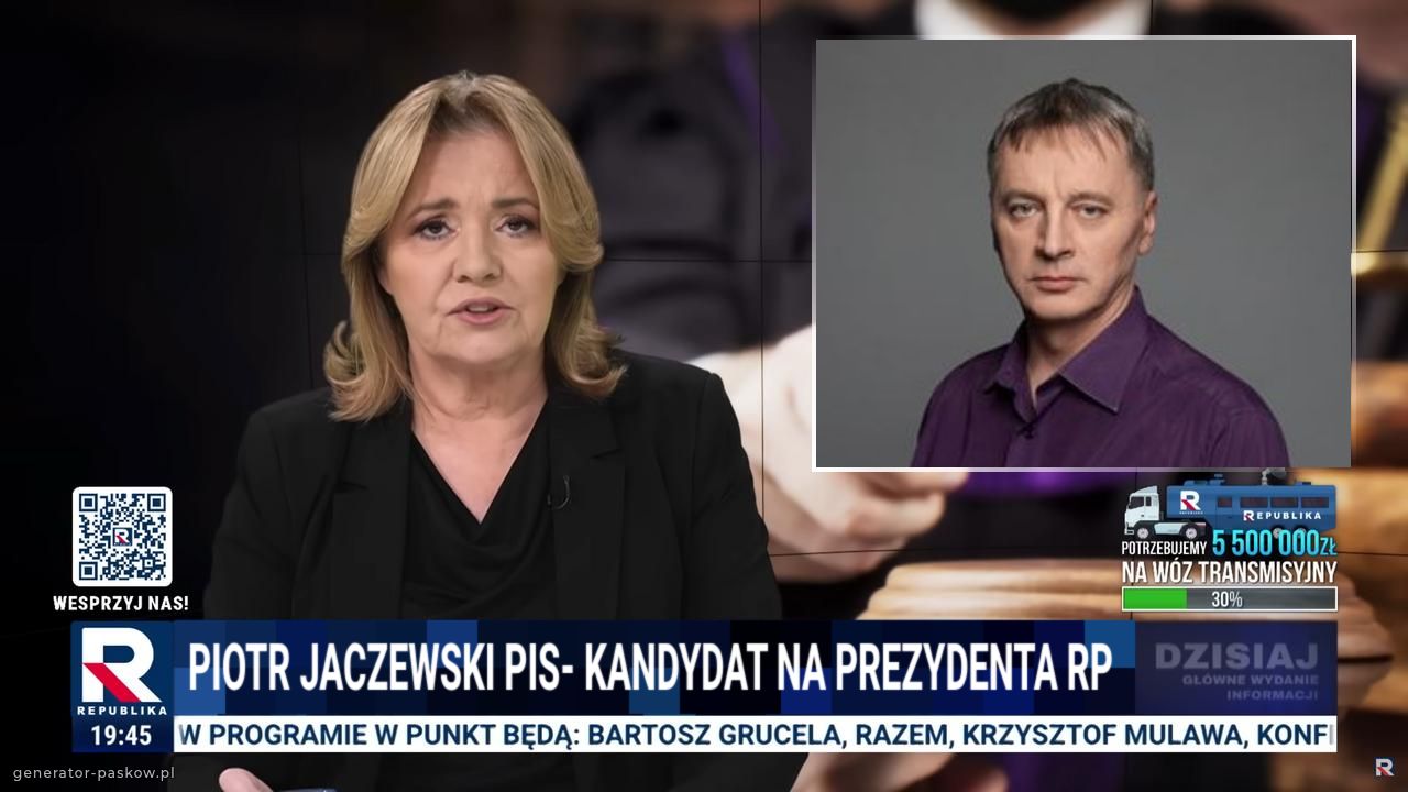Piotr jaczewski PIS- kandydat na prezydenta Rp 