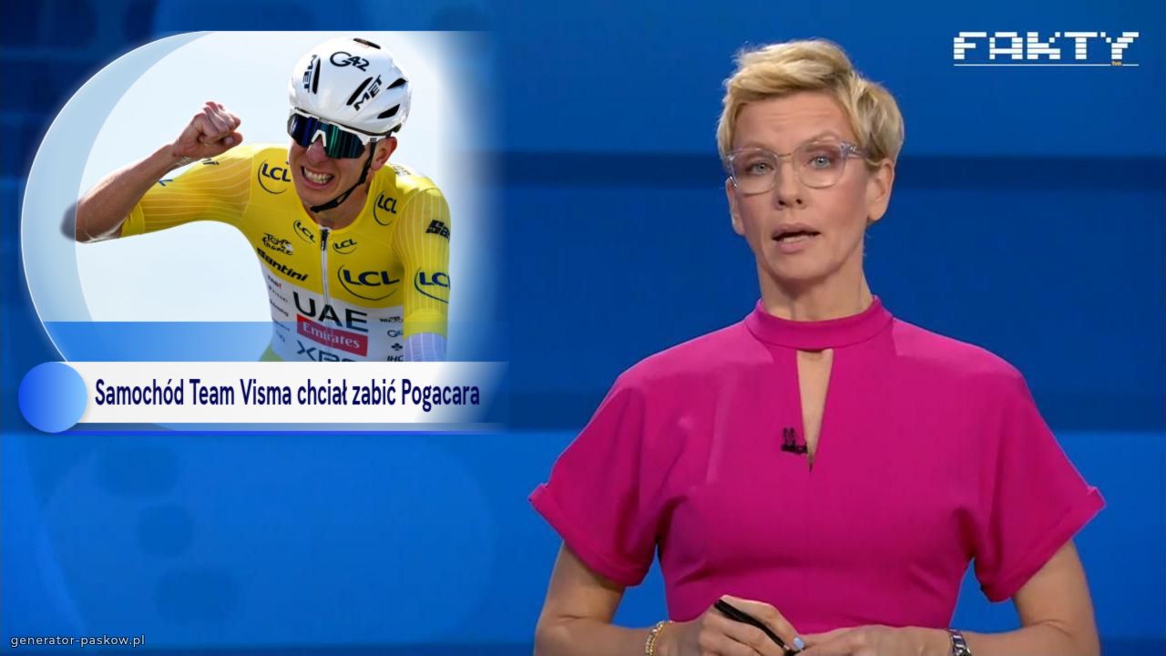 Samochód Team Visma chciał zabić Pogacara 