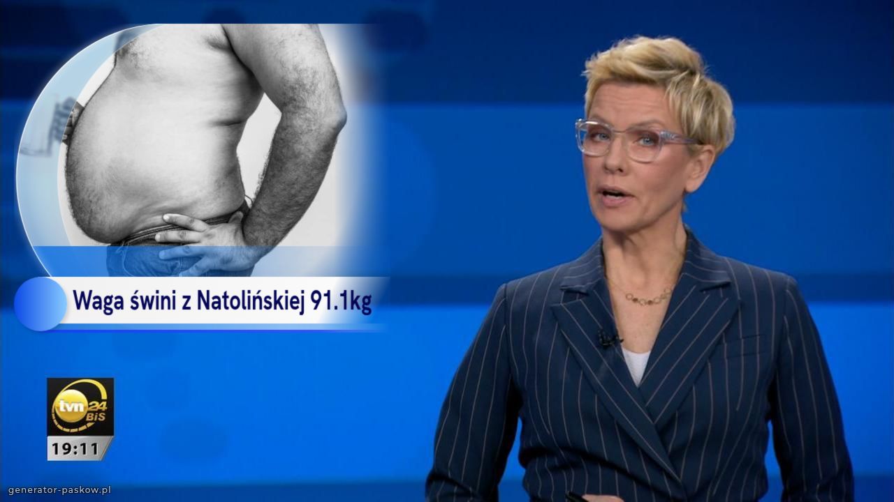 Waga świni z Natolińskiej 91.1kg