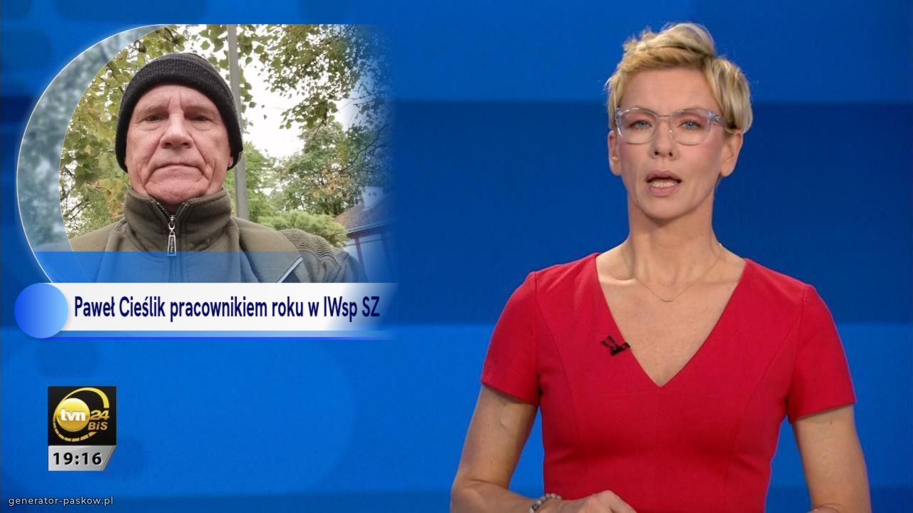 Paweł Cieślik pracownikiem roku w IWsp SZ